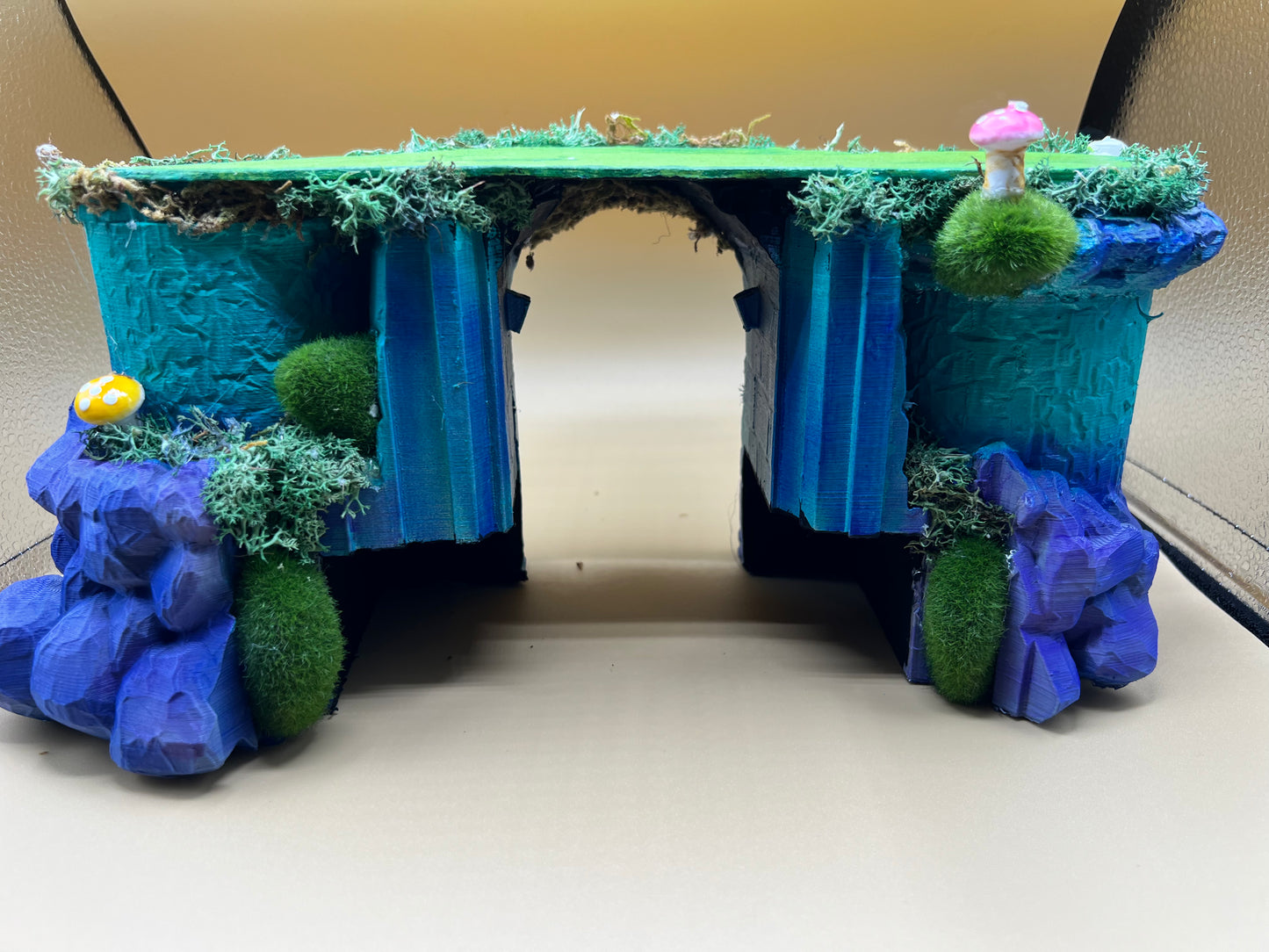 Fairytale ruins robot home